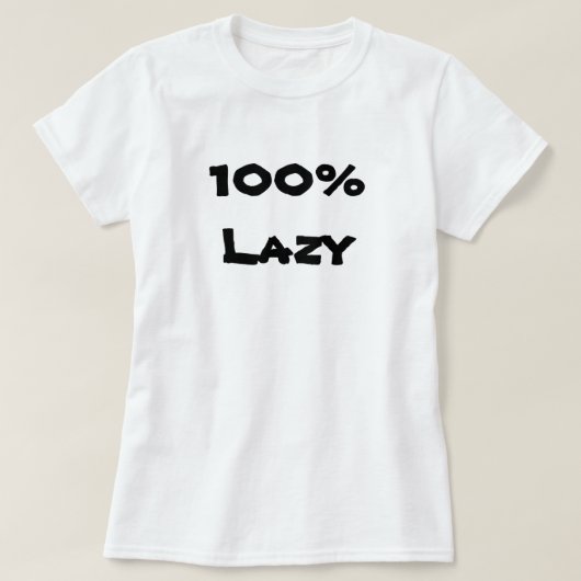 T-shirt 100 % pâle (Design devant)