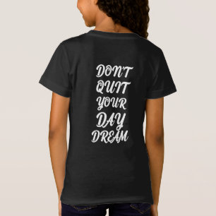 T-Shirt 100% peigné sonnerie coton enfant mots imprimés no