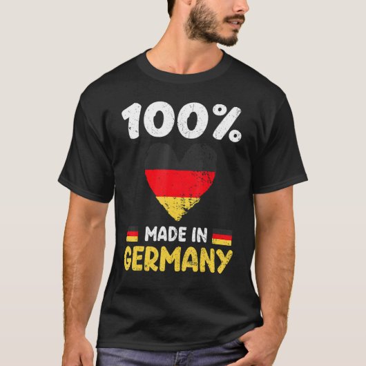 T-shirt 100 Percent Made In Germany German Boys (Devant)