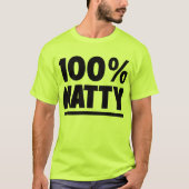 T-shirt 100% pièces en t naturelles élégantes de gymnase (Devant)