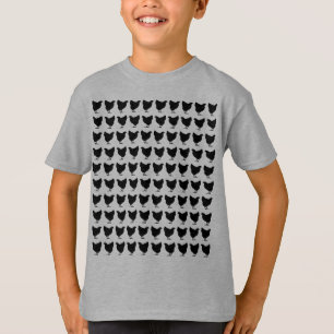 T-shirt 100 poulets - Noir