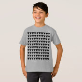 T-shirt 100 poulets - Noir (Devant entier)