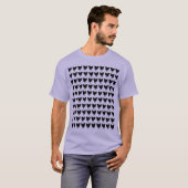 T-shirt 100 poulets - Noir (Devant entier)