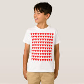 T-shirt 100 poulets - Rouge (Devant entier)