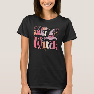 T-shirt 100% Que Sorcière Mignonne Halloween sorcière Pour