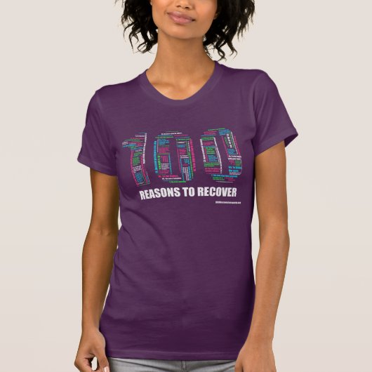 T-shirt 100 raisons de récupérer (Devant)
