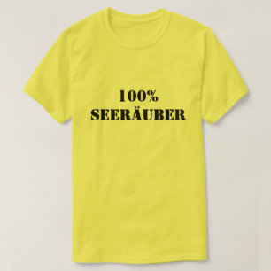 T-shirt 100% Seeräuber 100% Buccaneer