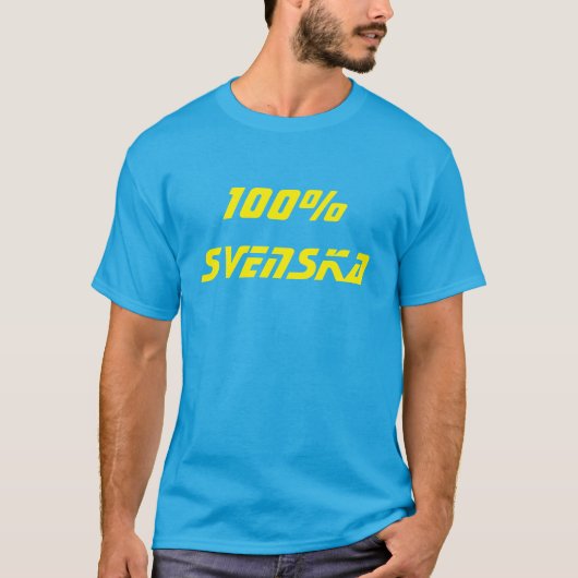T-shirt 100% suédois (Devant)