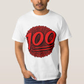 T-shirt 100 sur 100 pour 100 (Devant)