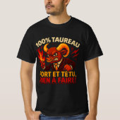 T-SHIRT 100 % TAUREAU (Devant)