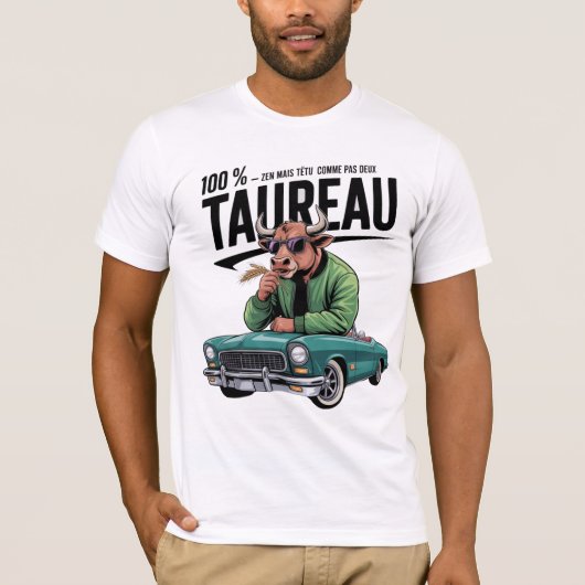T-SHIRT 100 % TAUREAU (Devant)