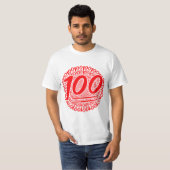 T-shirt 100 tout autour (Devant entier)