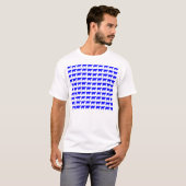 T-shirt 100 vaches - Bleu (Devant entier)