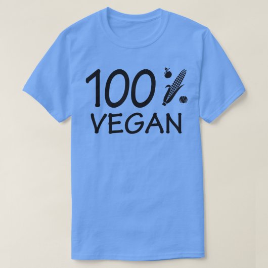 T-shirt 100% Vegan (Design devant)