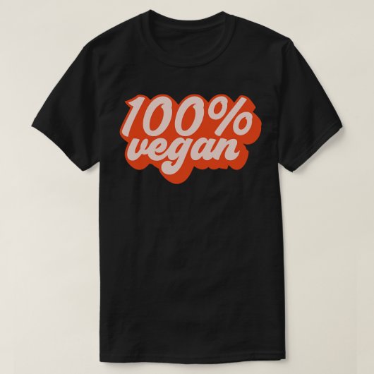 T-shirt 100 Vegan 1 (Design devant)