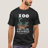 T-shirt 100 Virtual Days Of School Remote Learning Elearni (Devant)