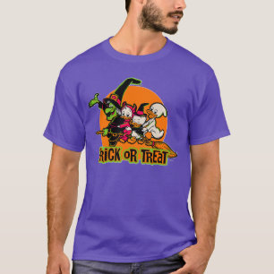 T-shirt 100 Witch Huey Dewey Louie Trick ou Treat Hallowee