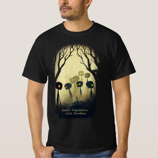 T-shirt 100% Zombies (Devant)