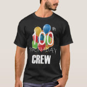 T-shirt 100e Anniversaire Équipage 100 Groupe d'équipage d (Devant)
