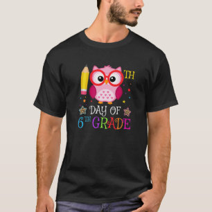T-shirt 100e Jour de 6e année Amateur de hibou Cadeau Enfa