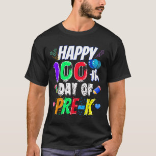 T-shirt 100e Jour De Cadeau Scolaire 100 Jours D'Enseignan