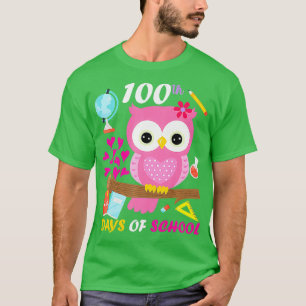 T-shirt 100e Jour De L'École 100 Jours Plus Smarter Cute O