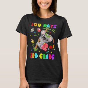 T-shirt 100e jour de l'école 3e année Koala Joyeux 100 jou