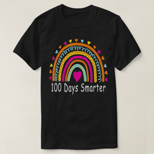T-shirt 100e jour de l'école Enseignant 100 jours de pluie (Design devant)