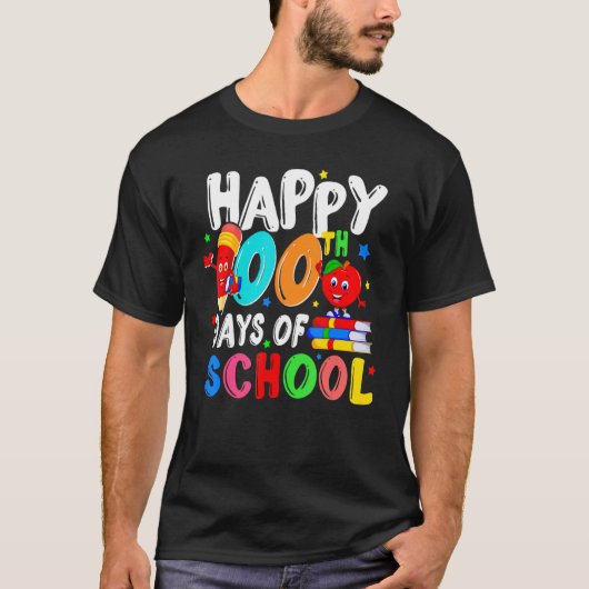 T-shirt 100e Jour De L'École Enseignant 100 Jours Smarter  (Devant)