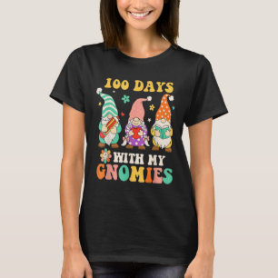 T-shirt 100E Jour De L'École Gnome Costume Pour Femmes Hom
