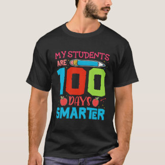 T-shirt 100E Jour De L'École Mes Élèves Sont 100 Jours Sme