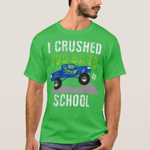 T-shirt 100e Jour de l'école Monster Chemise de Camion pou