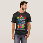 T-shirt 100E Jour De L'École Ninja Enseignants 100 Jours (Devant entier)
