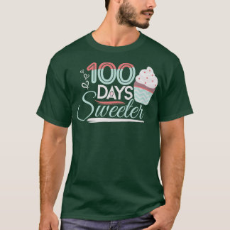 T-shirt 100e Jour De L'École Professeur Sweet Candy 1