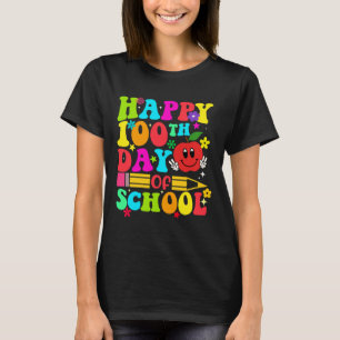 T-shirt 100e Jour De L'École Rétro 100 Jours Enseignant Ét