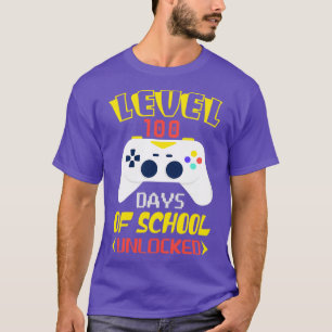 T-shirt 100e jour de niveau scolaire 100 jours de déblocag