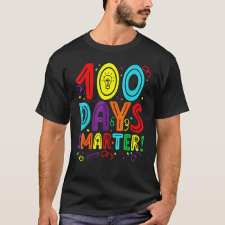 T-shirt 100e jour d'école 100 jours plus intelligent ensei