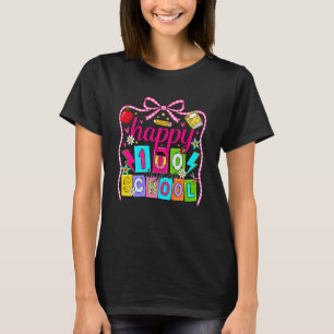 T-shirt 100e Jour d'École Coquette Bow Filles Enseignantes