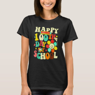 T-shirt 100e jour d'école enseignant enfants enfant heureu