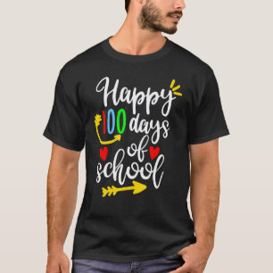 T-shirt 100e jour d'école enseignant garçons filles 100 jo