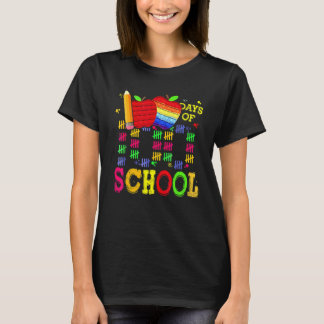 T-shirt 100e jour d'école enseignants enfants enfant heure
