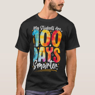 T-shirt 100e Jour D'École Mes Élèves Sont Intelligents 100