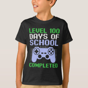 T-shirt 100E Jour D'École Terminé Pour Les Enfants
