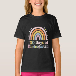 T-shirt 100e jour d'enseignant de maternelle enfants 100 j