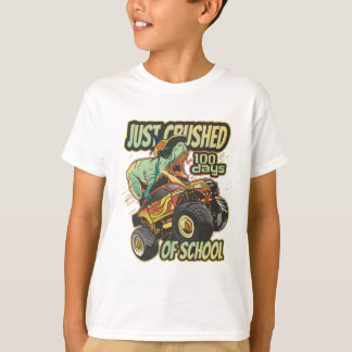 T-shirt 100E Jour D'Enseignants Scolaires Enfants Joyeux 1