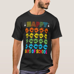 T-shirt 100e Jour du costume scolaire pour les enfants fil