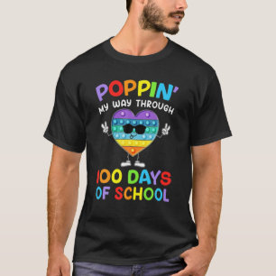 T-shirt 100E Jour Presse Mon Chemin À Travers 100 Jours D'