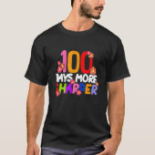 T-shirt 100e Jours Plus Sharper Cactus Enseignant Enseigna (Devant)
