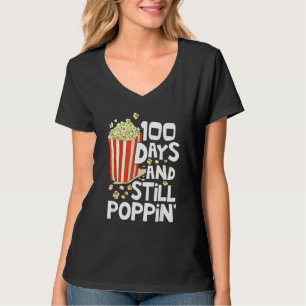 T-shirt 100ème Jour De L'École 100 Jours Et Toujours Poppi