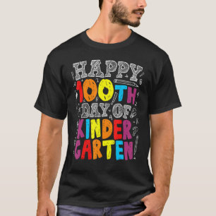 T-shirt 100ème Jour De L'École Enseignants Garçons Filles